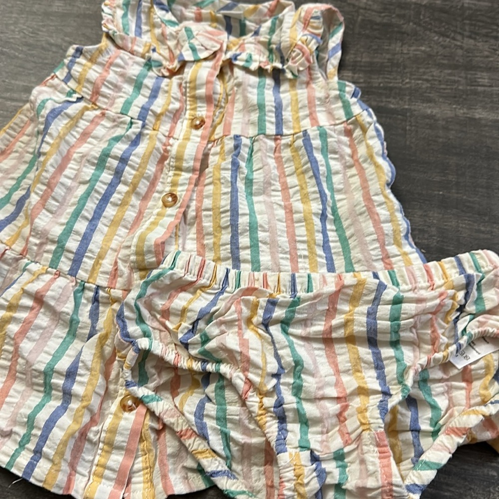 Colorful dress with bloomer - Picture 2 of 2